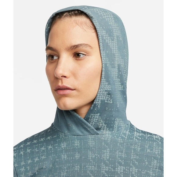 NWT$100 Nike Dri-FIT ADV Women's Long-Sleeve Running Light Hoodie DD6791-357 L - Picture 3 of 9